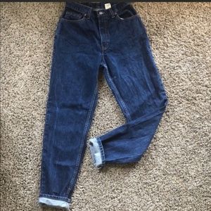 Blue Denim LEVI high waisted mom jeans